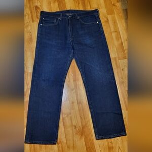 Levi's Men's Deep Indigo Straight Jeans 501
